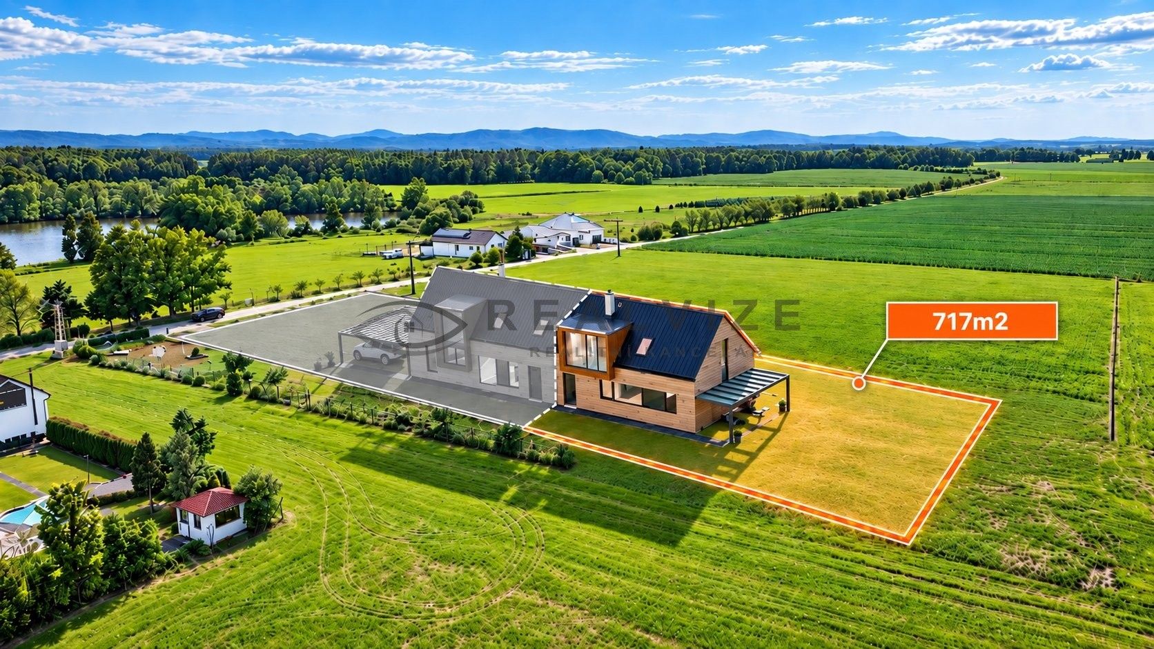 Pozemek pro bydlení, 717 m²