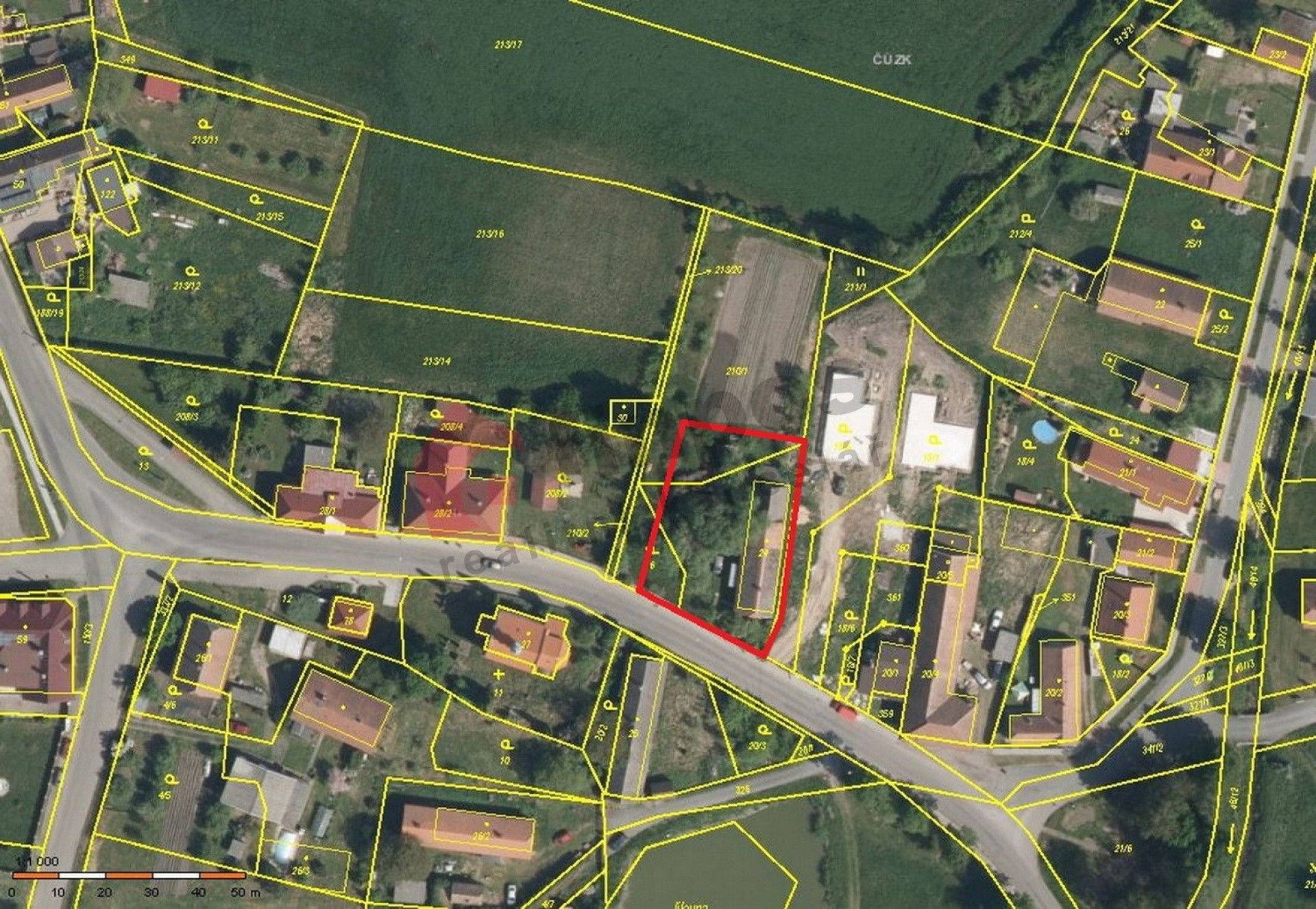 Prodej pozemek pro bydlení - Újezd u Přelouče, 1 089 m²