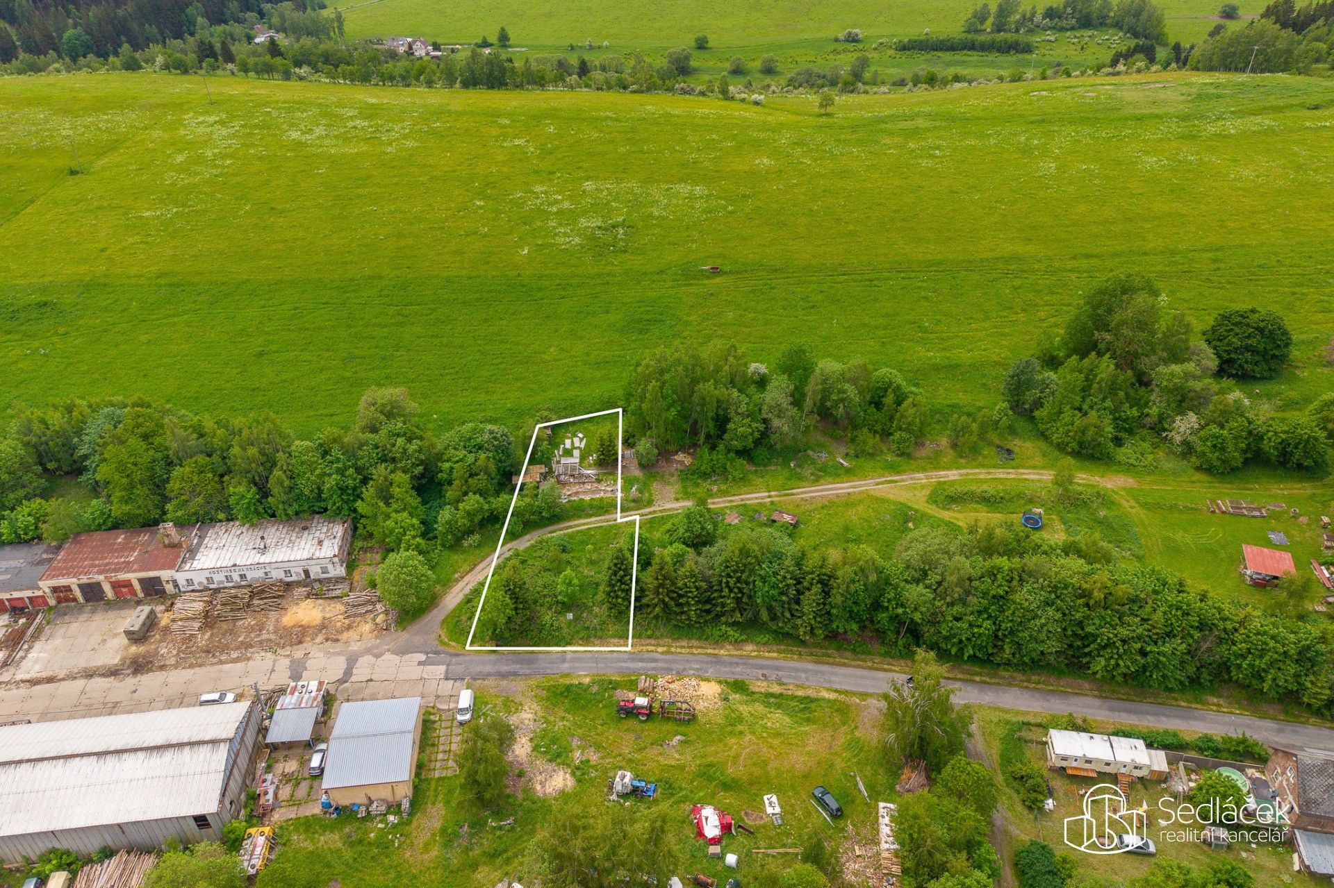 Pozemky pro bydlení, Kraslice, 990 m² - 1