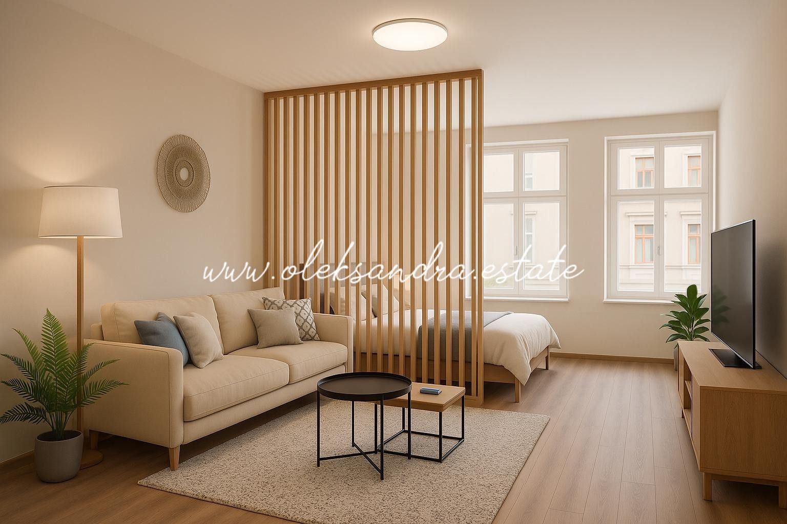 1+1, Husitská, Praha, 39 m²