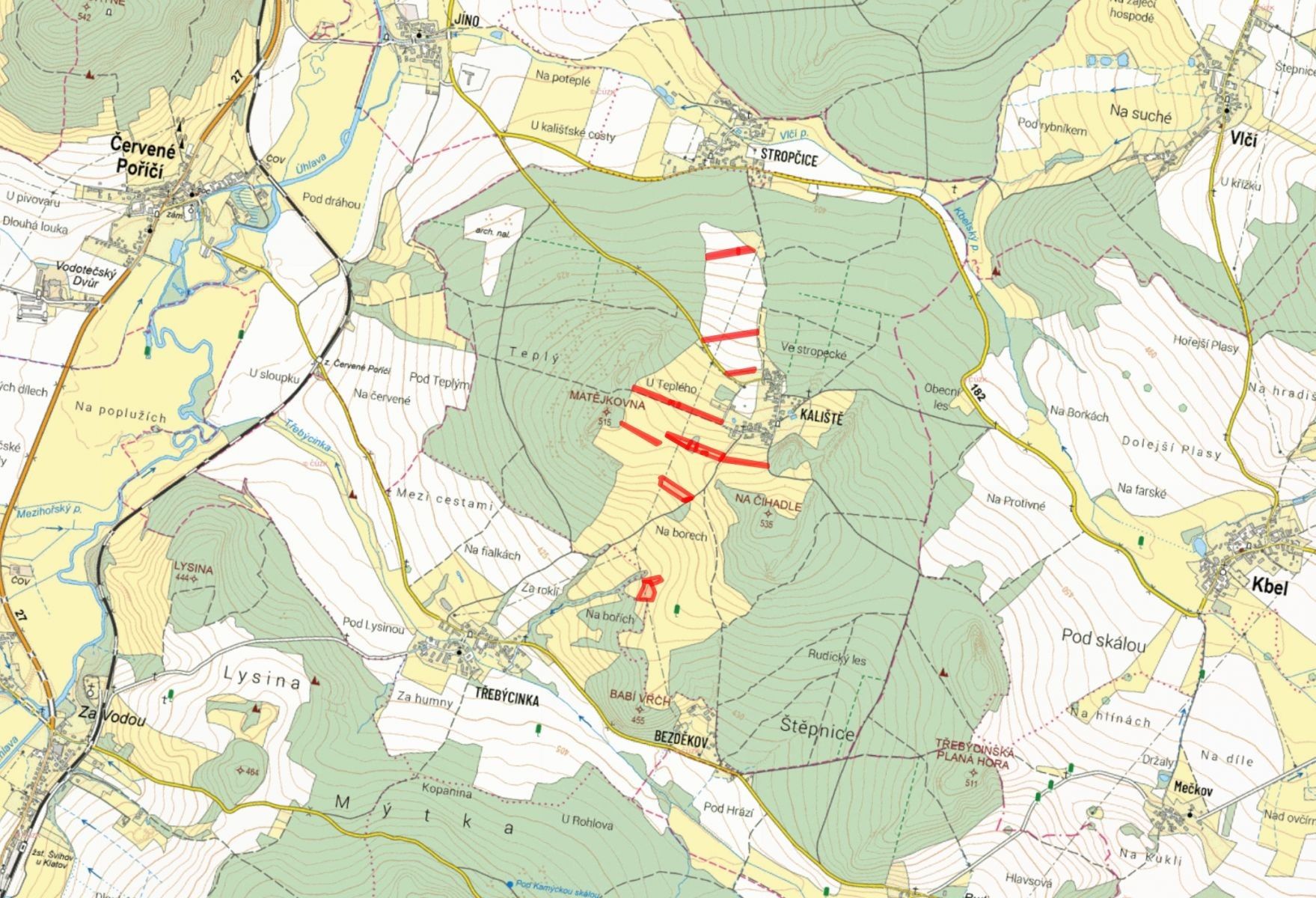 Prodej zemědělský pozemek - Švihov Kaliště - 2