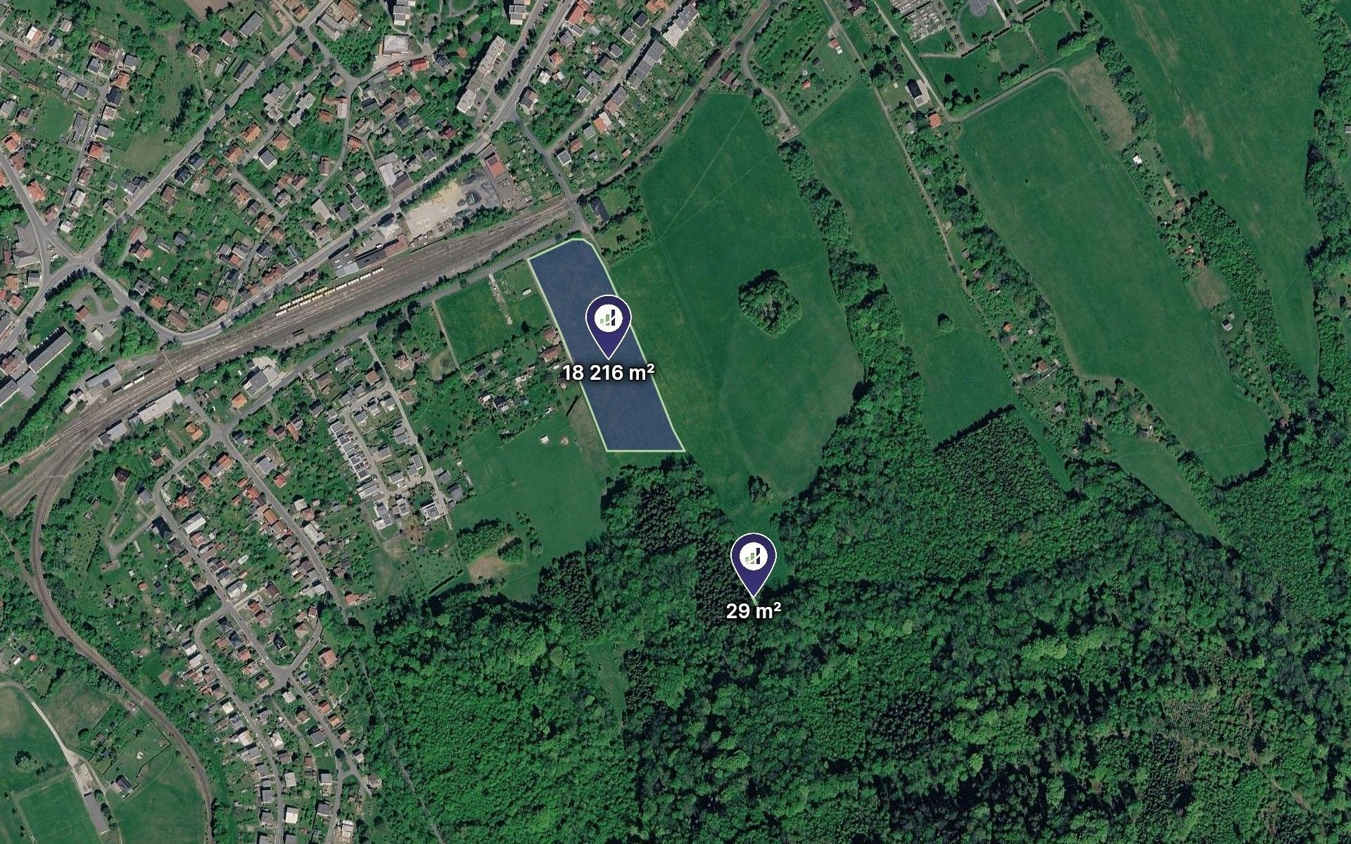 Pozemky pro bydlení, Kopřivnice, 6 082 m² - 1