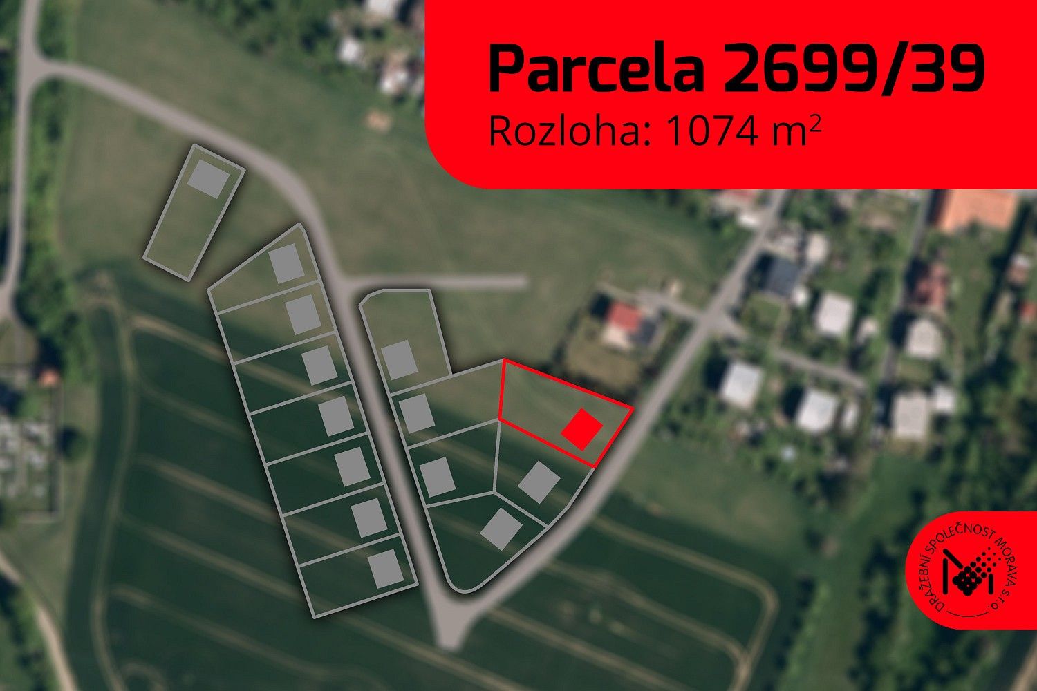 Pozemek pro bydlení, 1 074 m²