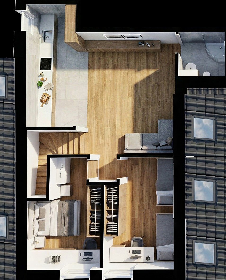 3+kk, V chaloupkách, Lety - Lety u Dobřichovic, Středočeský kraj, 68 m² - 1
