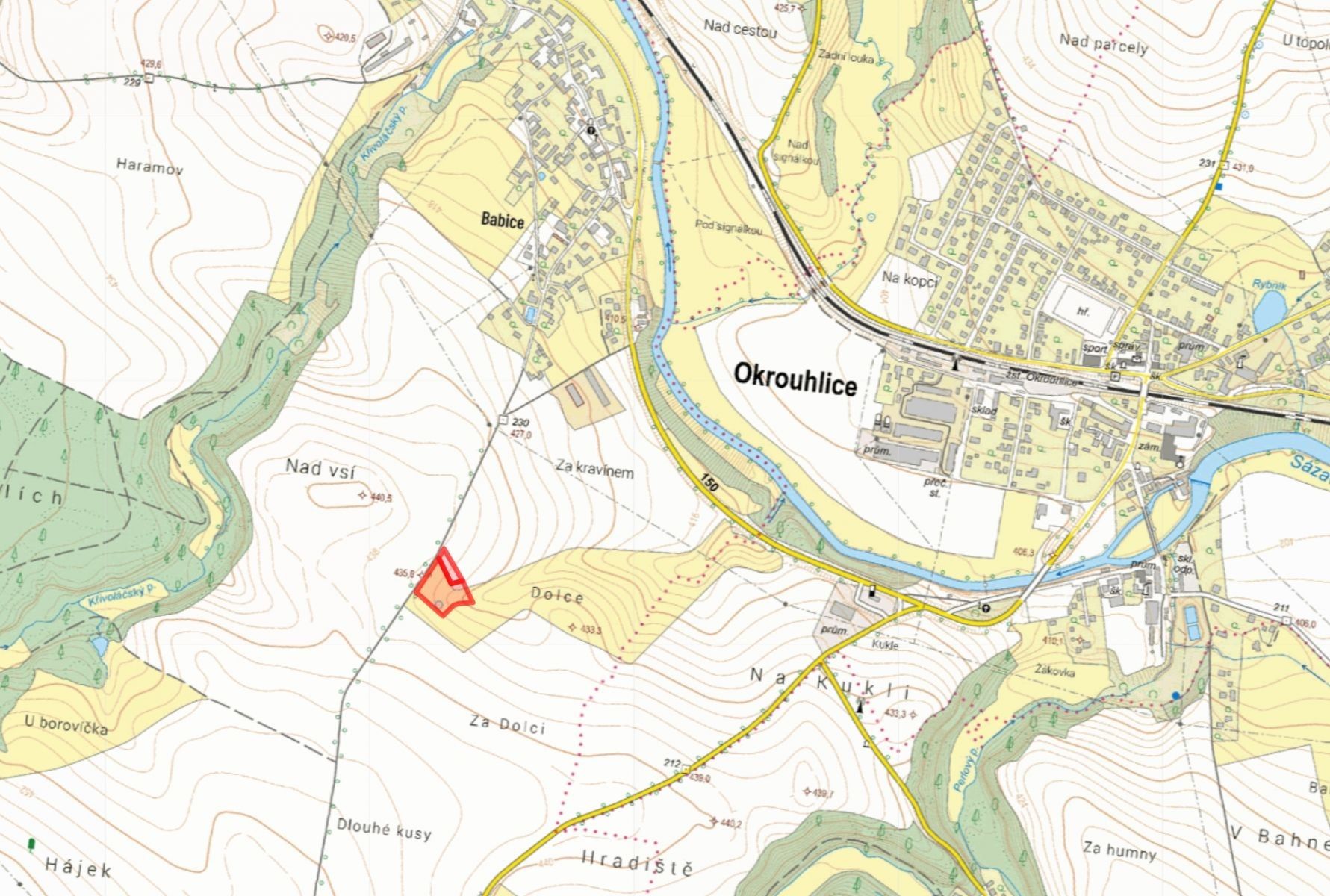 Prodej louka - Okrouhlice Babice - 2
