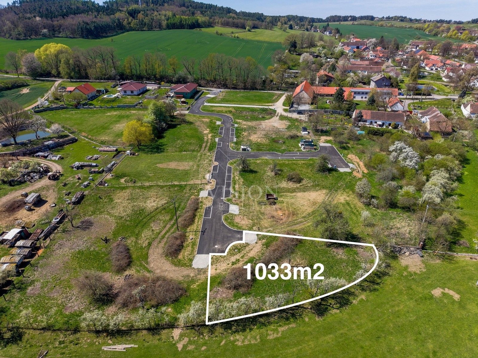 Pozemky pro bydlení, Dobev, 1 033 m² - 1