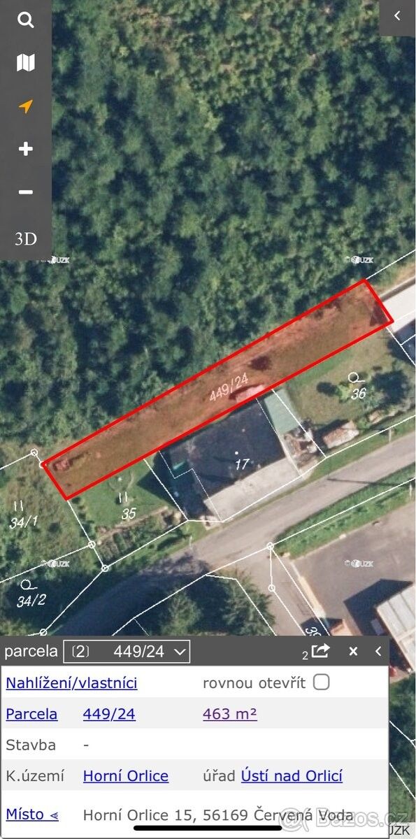 Pozemky pro bydlení, Dolní Morava, 561 69