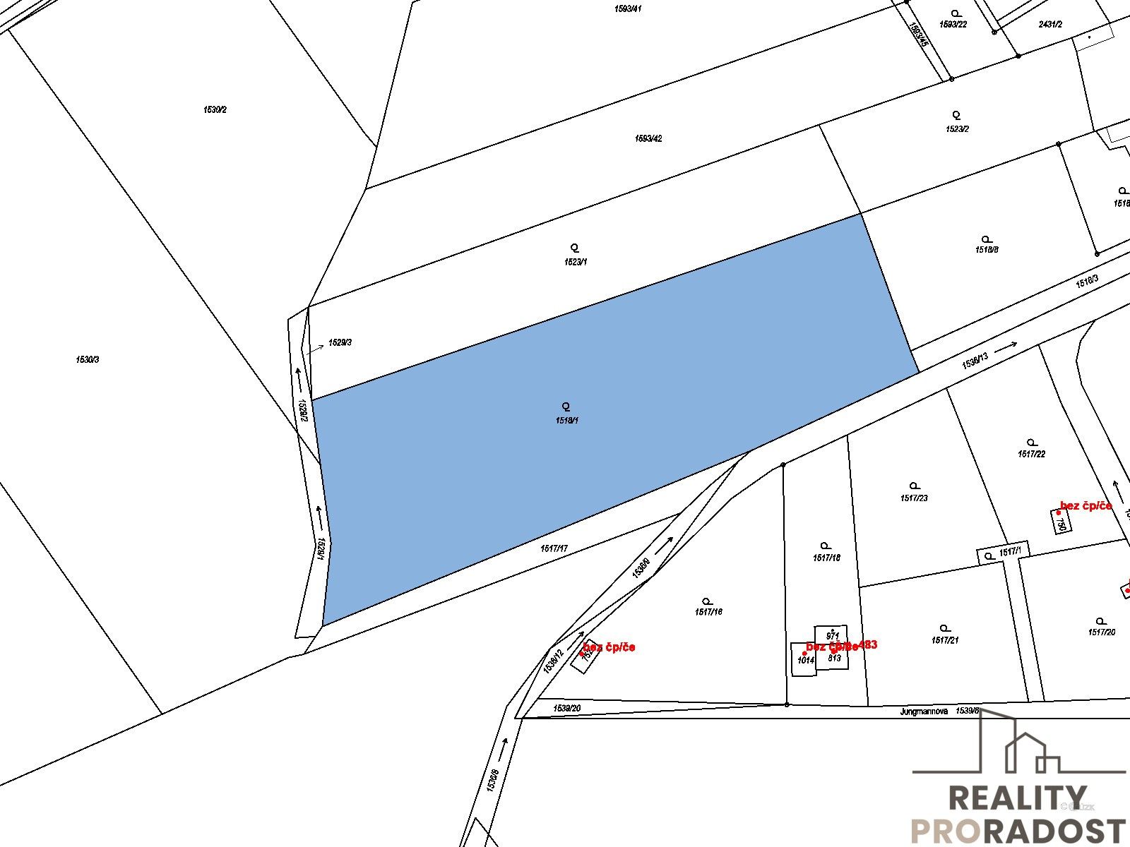 Prodej pozemek pro bydlení - Dašice, 11 m²