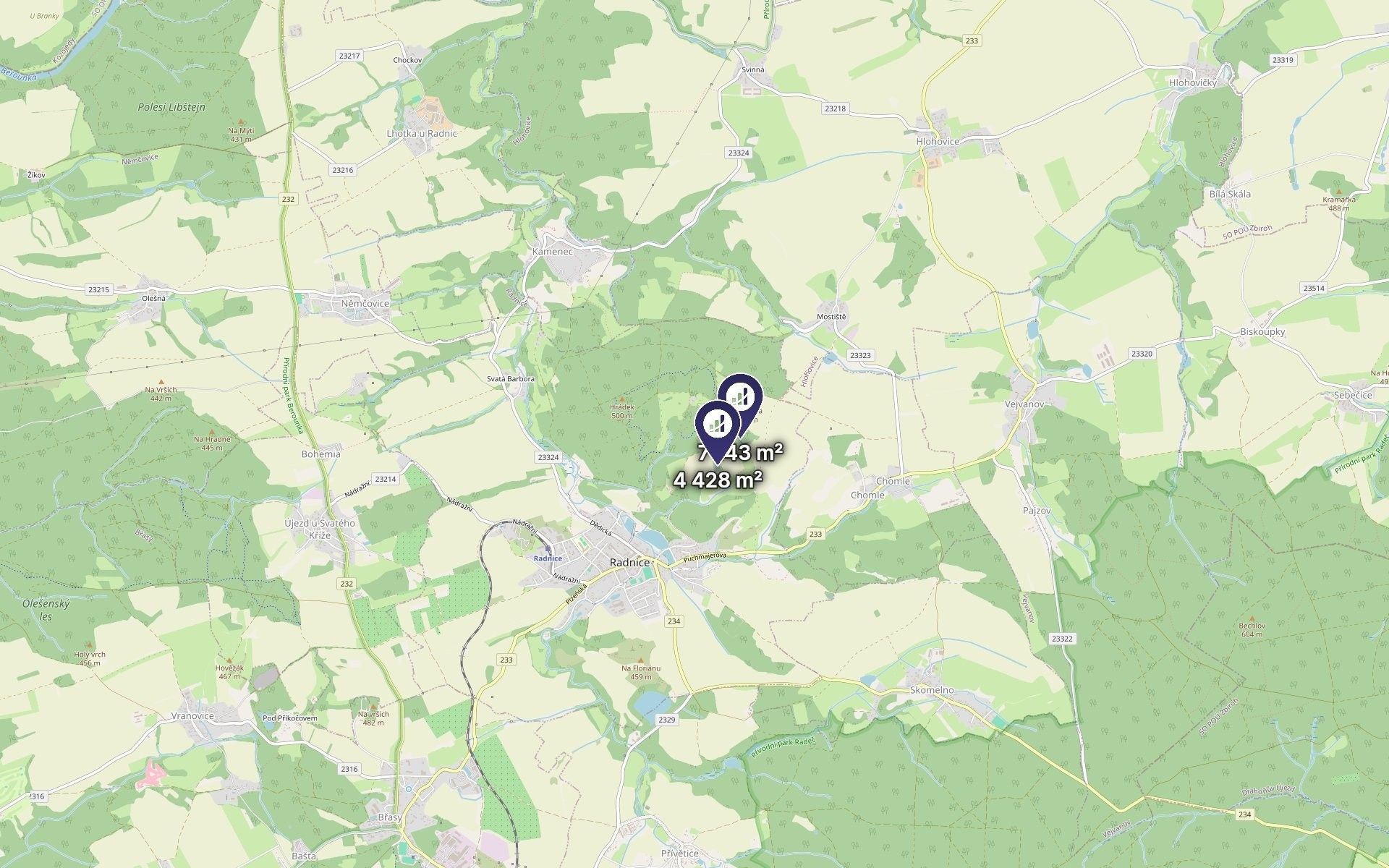 Louka · 5 786 m² · Radnice - 4