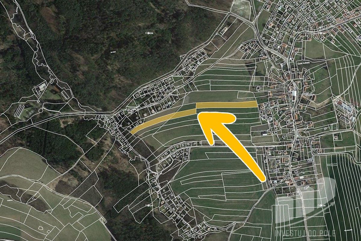Prodej zemědělský pozemek - Černé Voděrady, 3 741 m²