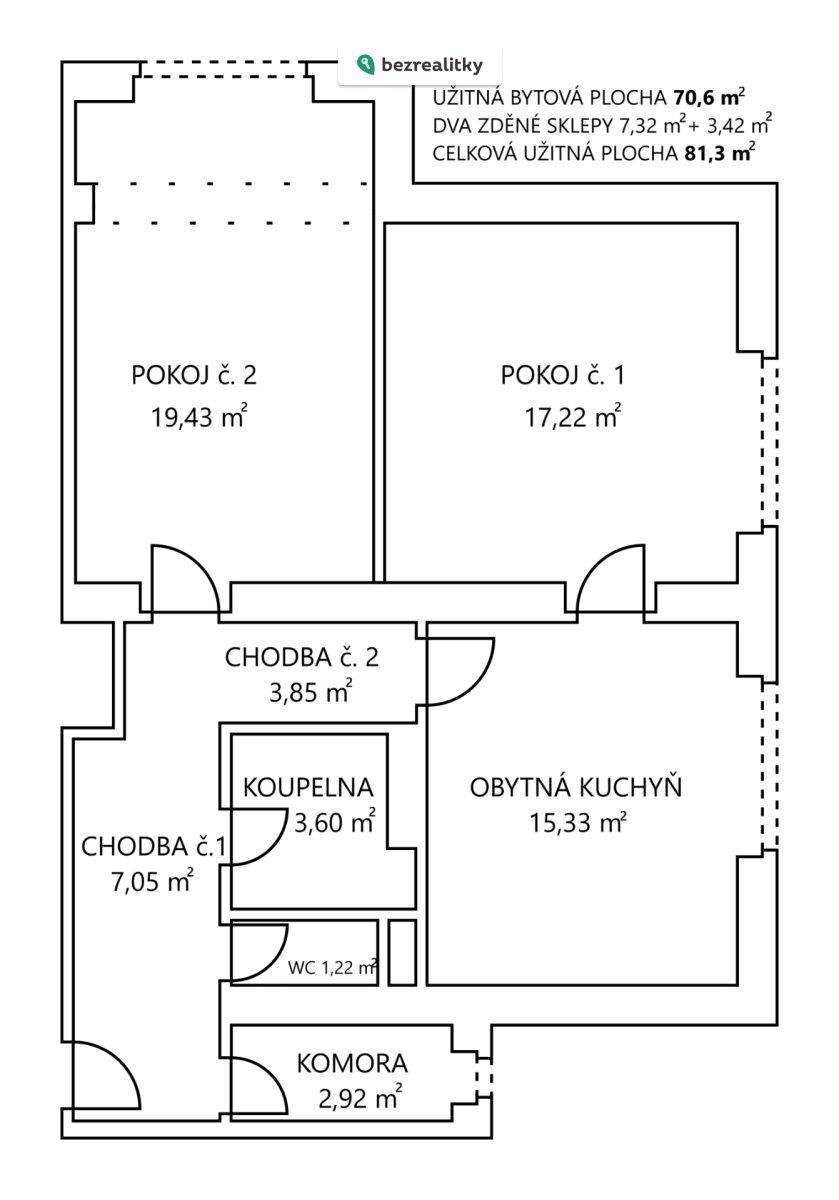 Prodej byt 3+kk - Okružní 2032, Žďár nad Sázavou, 81 m²