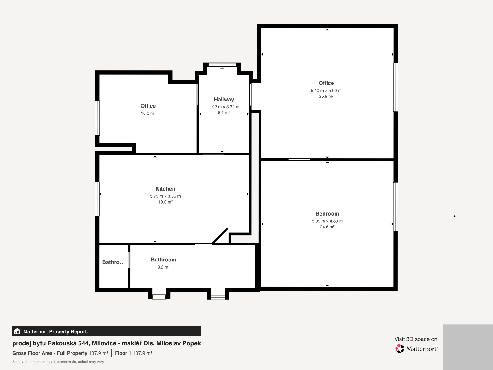 Byt 3+1 · 98 m² · Rakouská, Milovice Mladá - 4