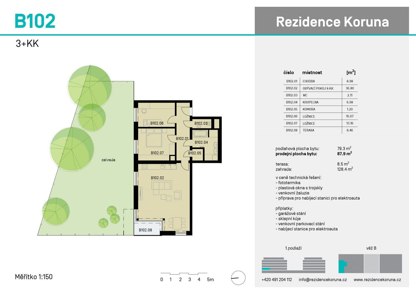 3+kk, Malecí, Nové Město nad Metují, okres Náchod, 88 m² - 2