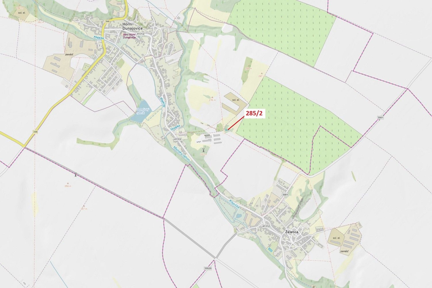 Lesy, Želetice - 1