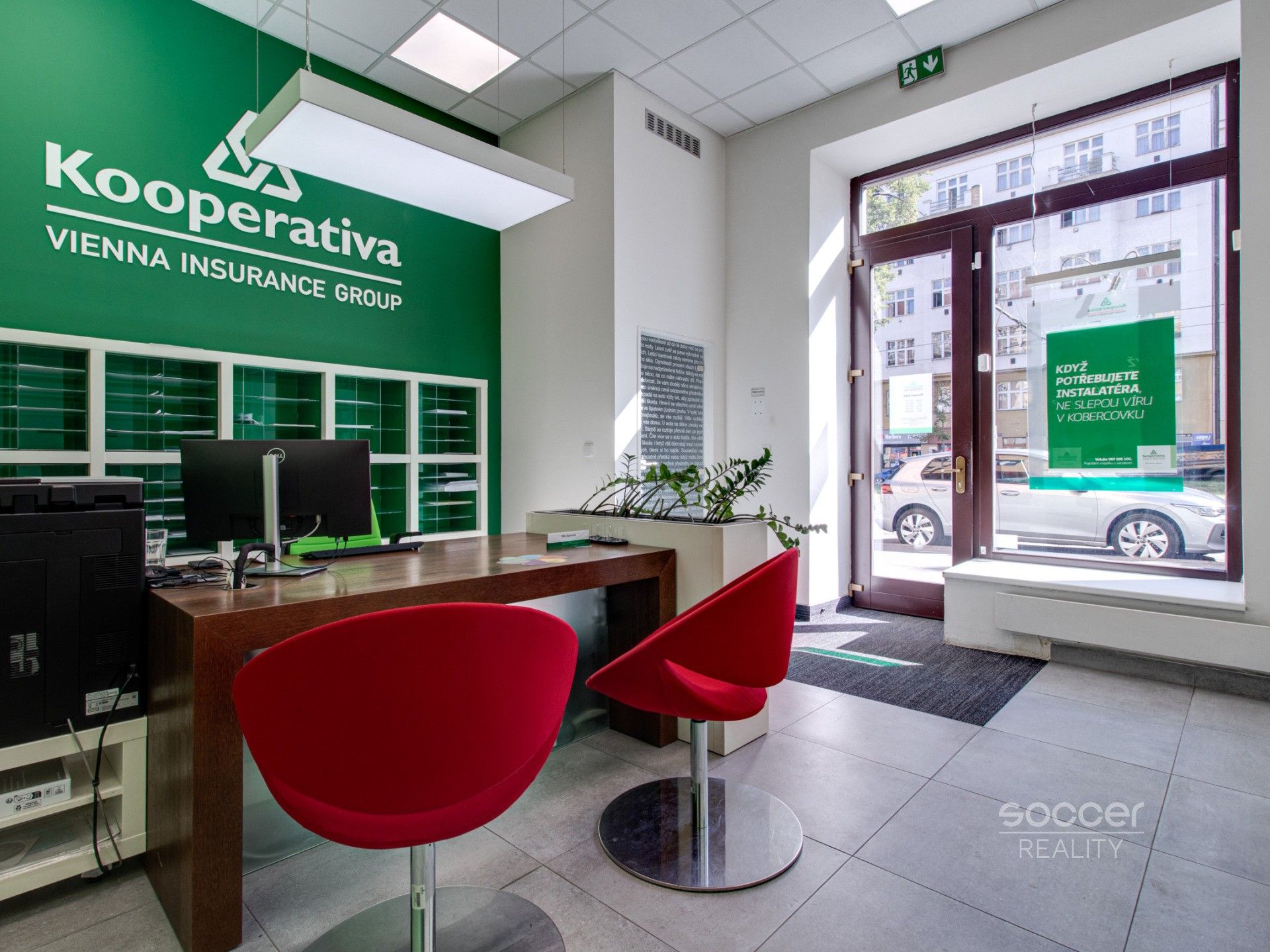 Obchodní prostory, Jugoslávských partyzánů, Praha, 58 m² - 2