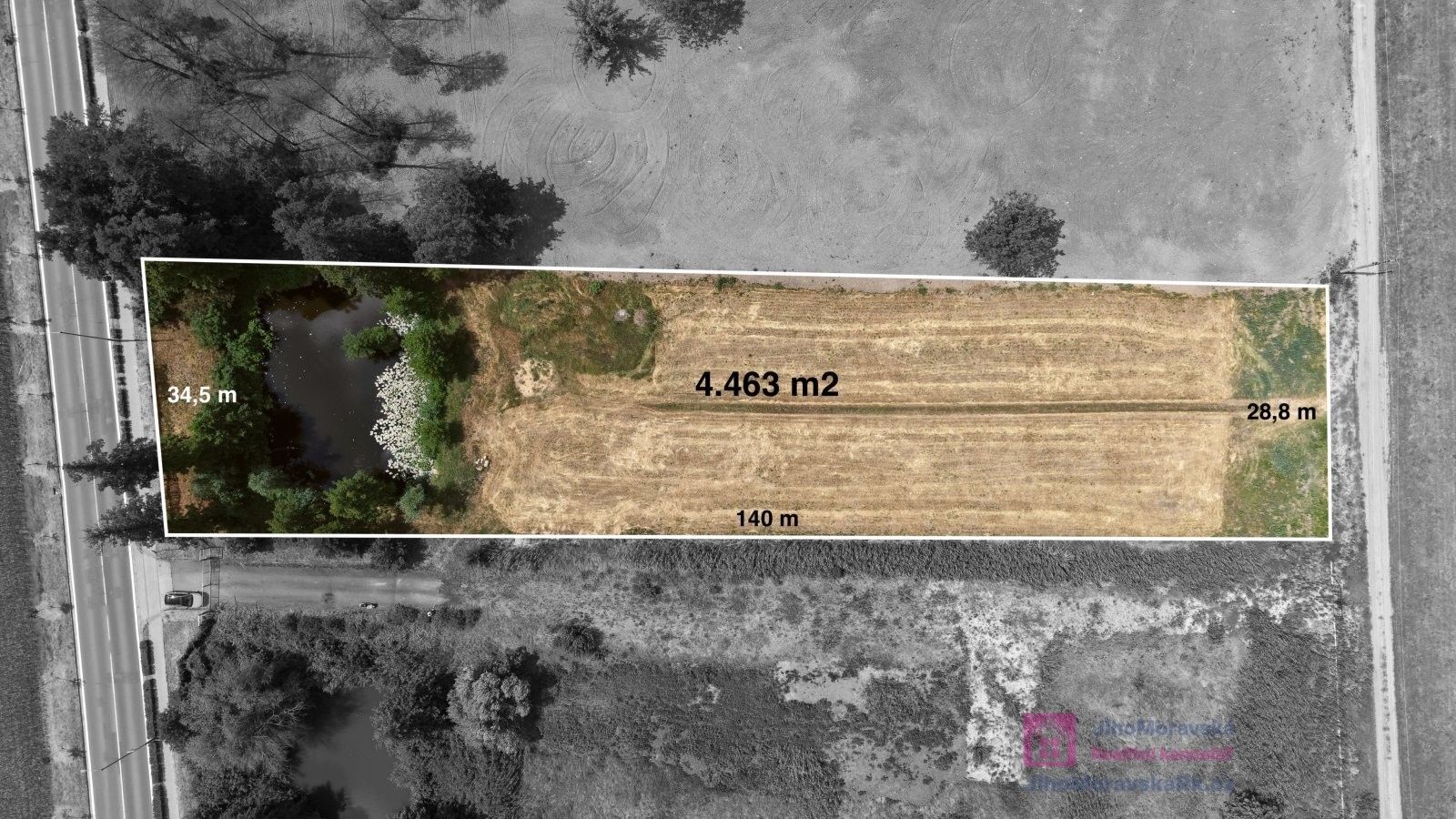 Prodej pozemek pro bydlení - Poštorná, Břeclav, 4 463 m² - 5