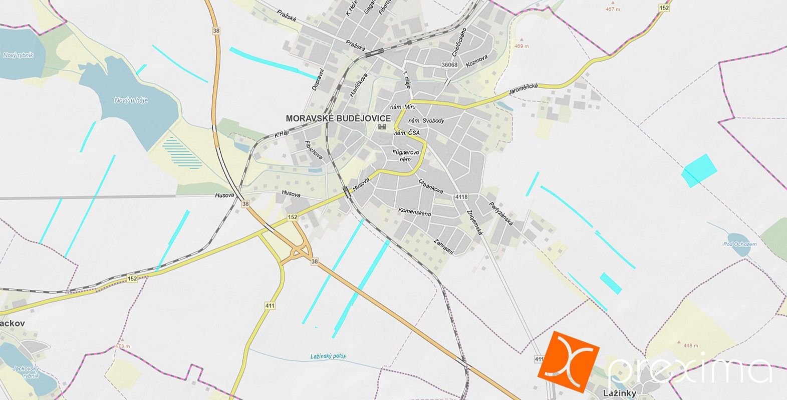 Zemědělské pozemky, Moravské Budějovice, okres Třebíč - 1