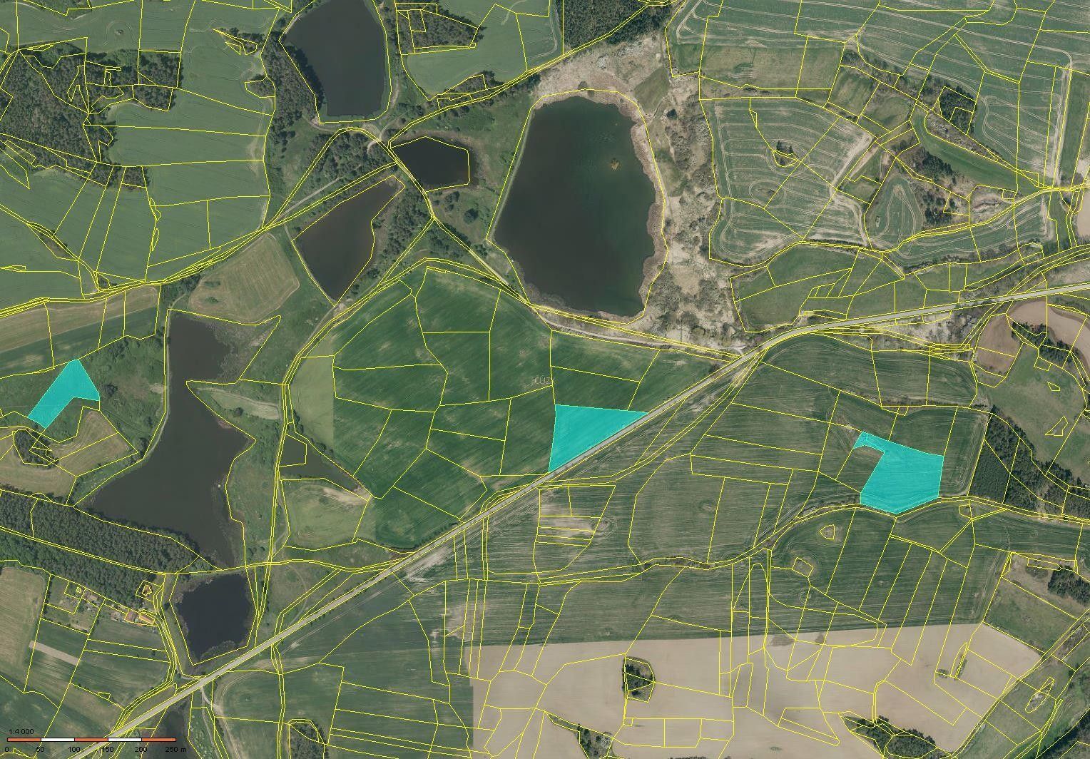 Zemědělské pozemky, Mečichov, 68 656 m² - 2