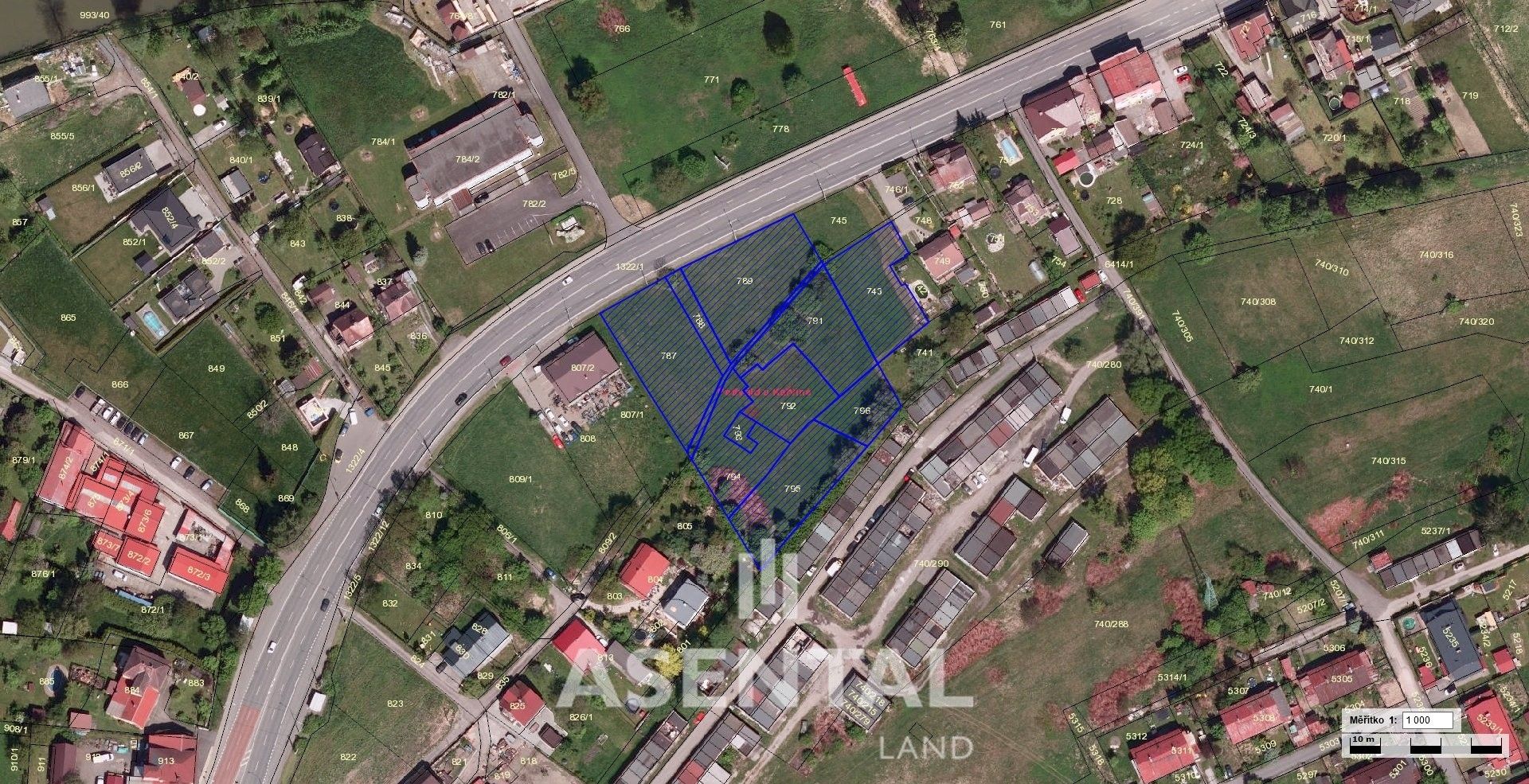 Komerční pozemky, Ostravská, Petřvald