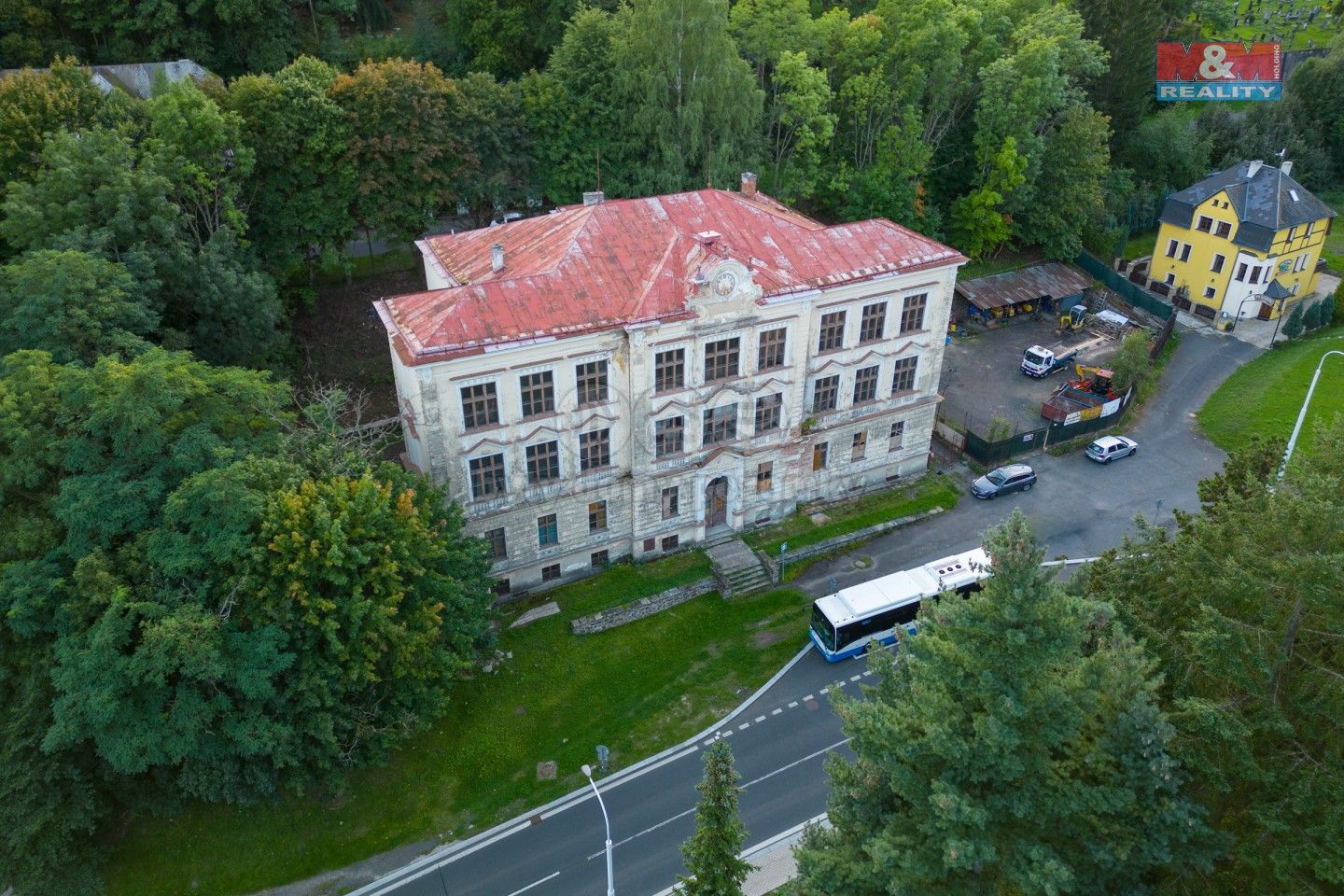 Prodej památky - třída Dukelských hrdinů, Jáchymov, 3 500 m²