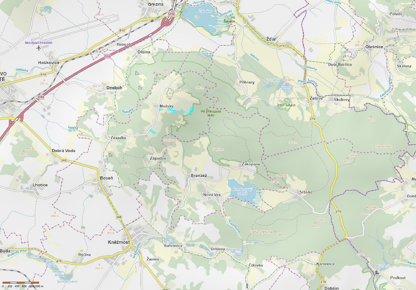 Prodej zemědělský pozemek - Boseň - Mužský, okres Mladá Boleslav - 5