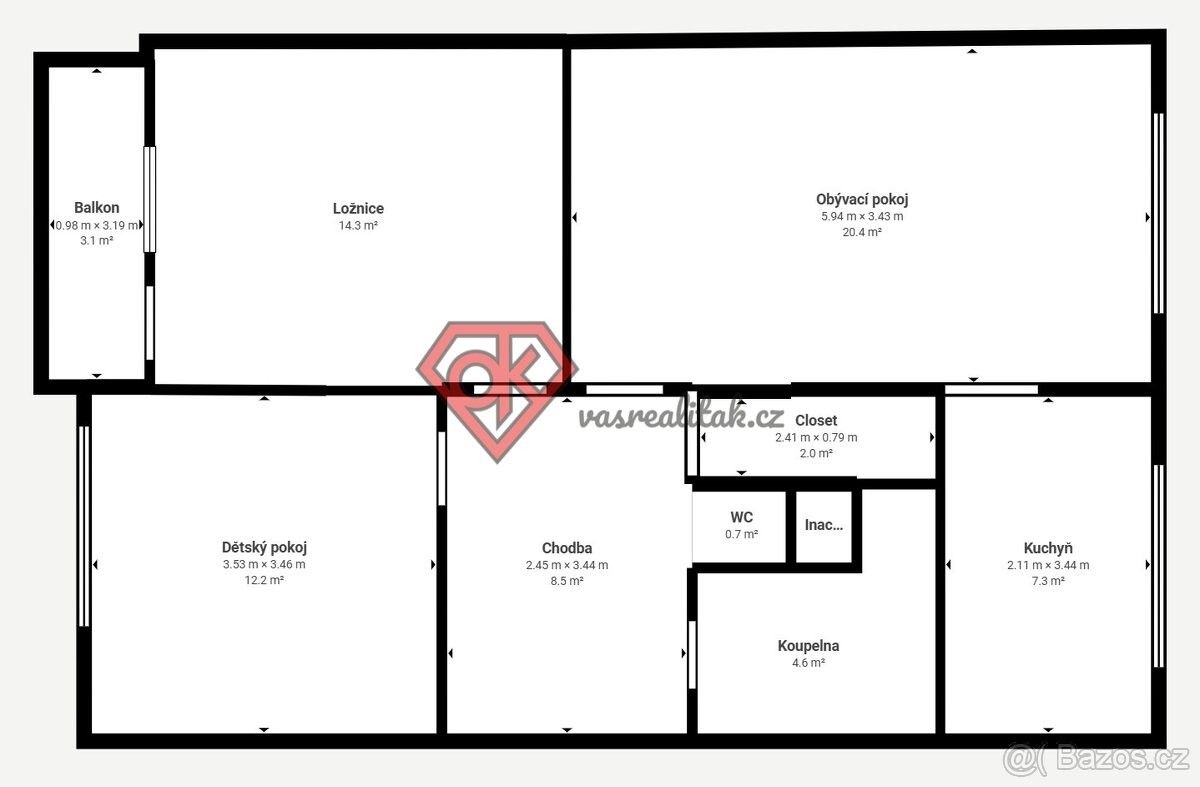 Prodej byt - Ústí nad Orlicí, 562 06