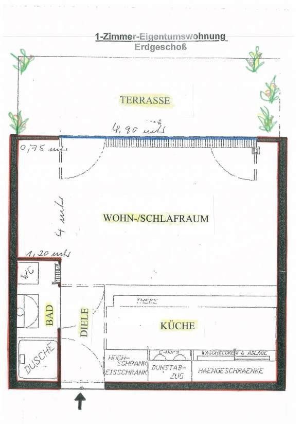 1+1, , Bádensko-Württembersko, 35 m² - 1