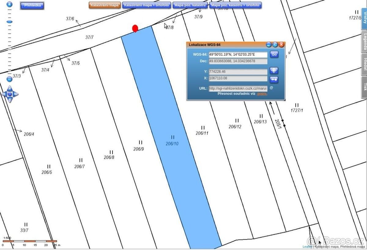 Prodej pozemek pro bydlení - Hostomice pod Brdy, 267 24, 1 582 m²