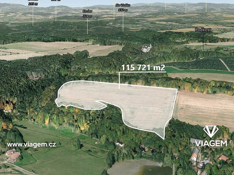 Zemědělský pozemek, 38 573 m²