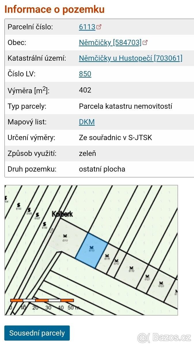 Pozemek pro bydlení