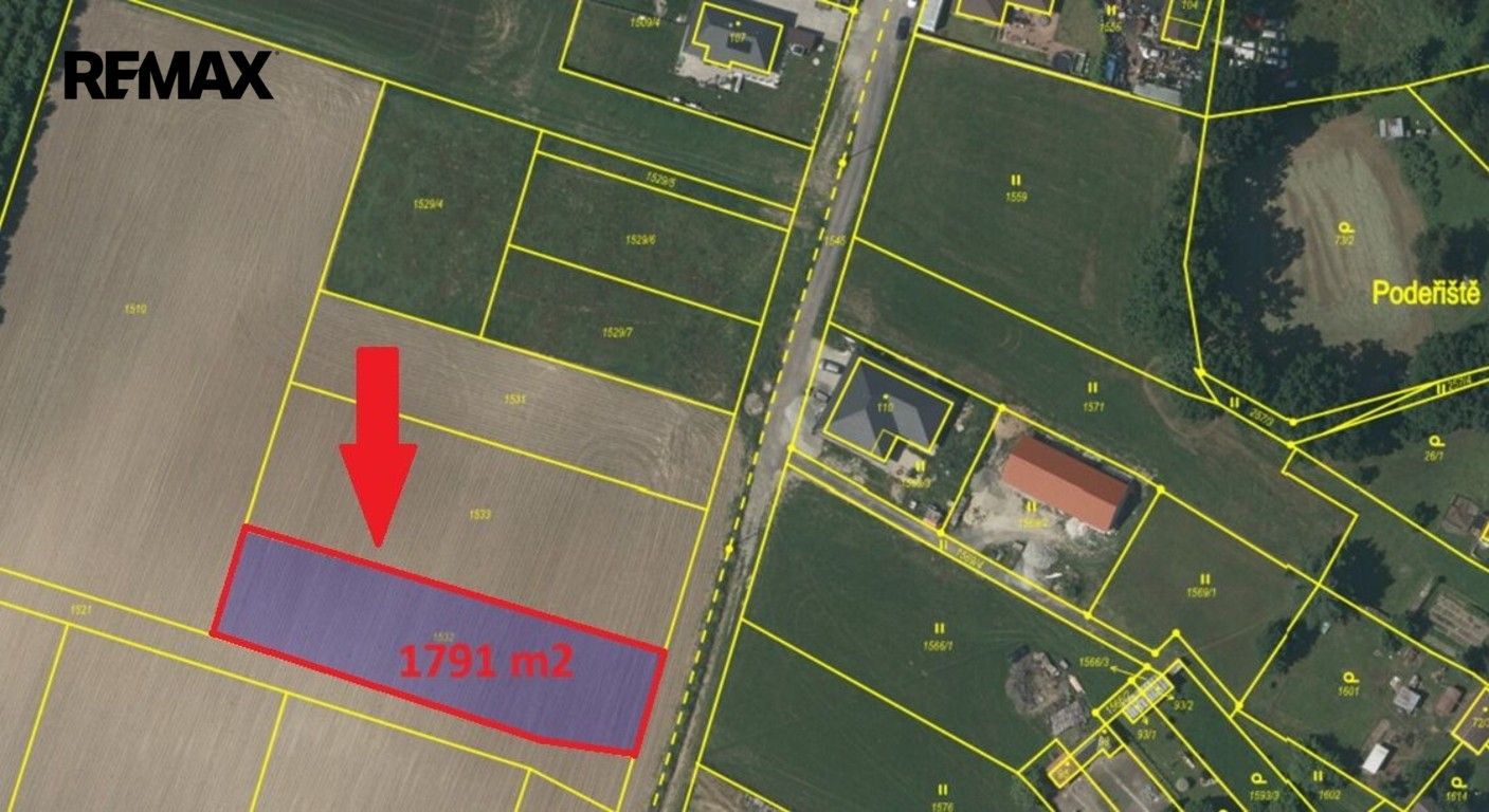 Pozemky pro bydlení, Malovice, 1 791 m² - 2