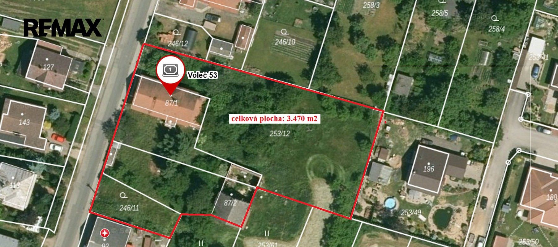 Pozemky pro bydlení, Voleč, okres Pardubice - 1