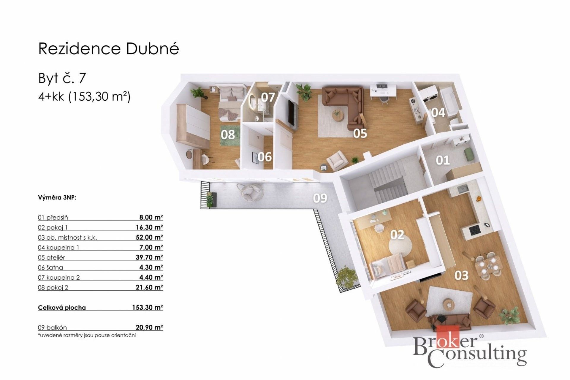 5+kk, Dubné, 153 m² - 2