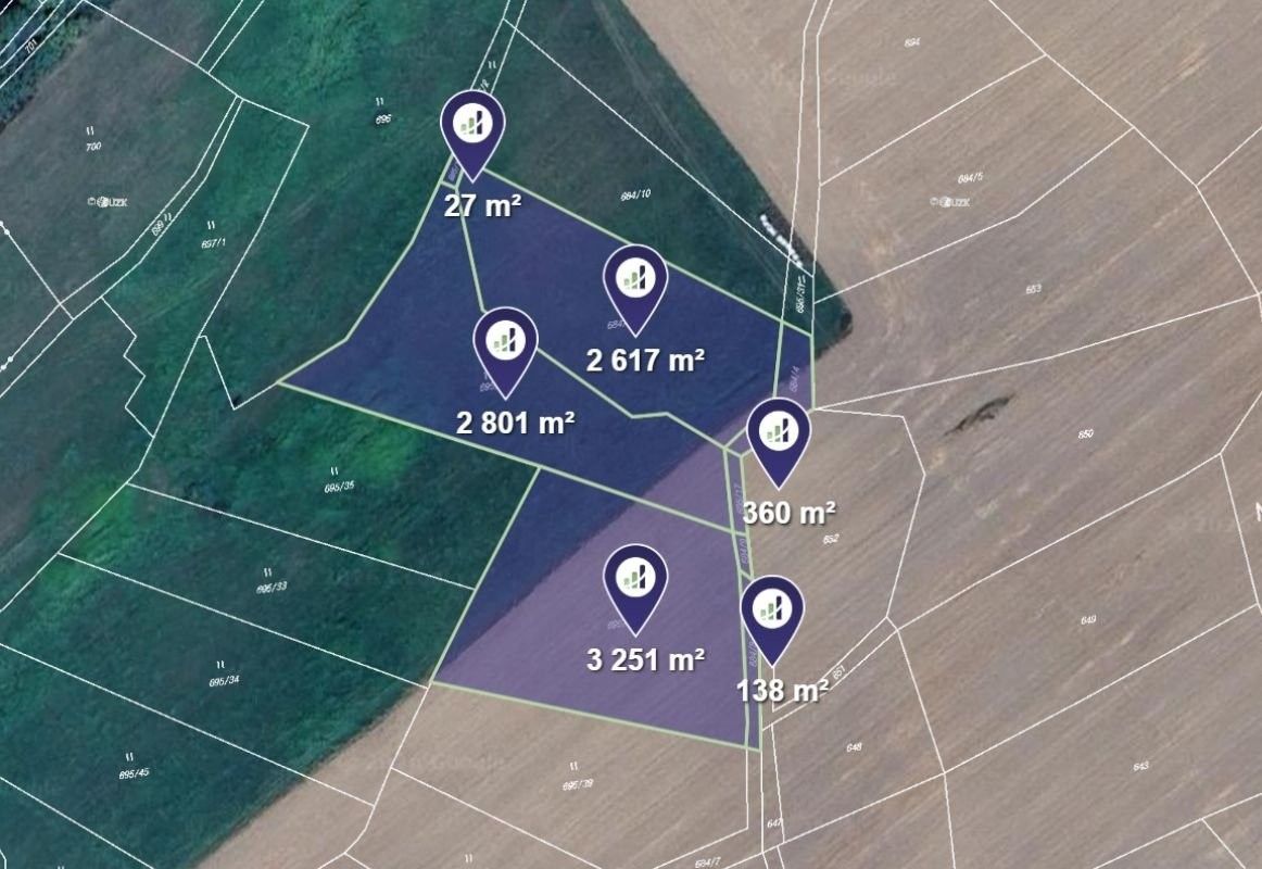Louka, 9 194 m²
