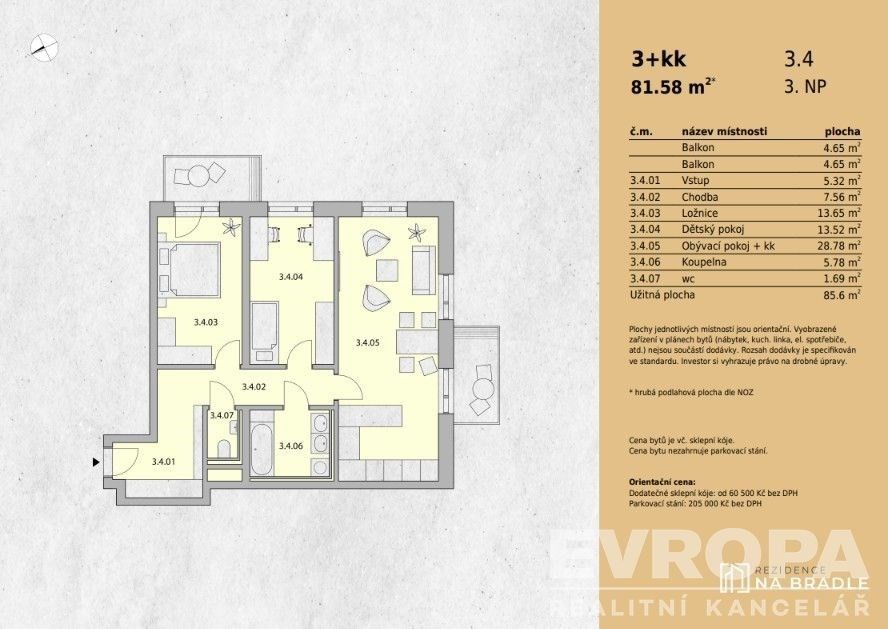 3+kk, Na Bradle 965, Světlá nad Sázavou, 86 m² - 2