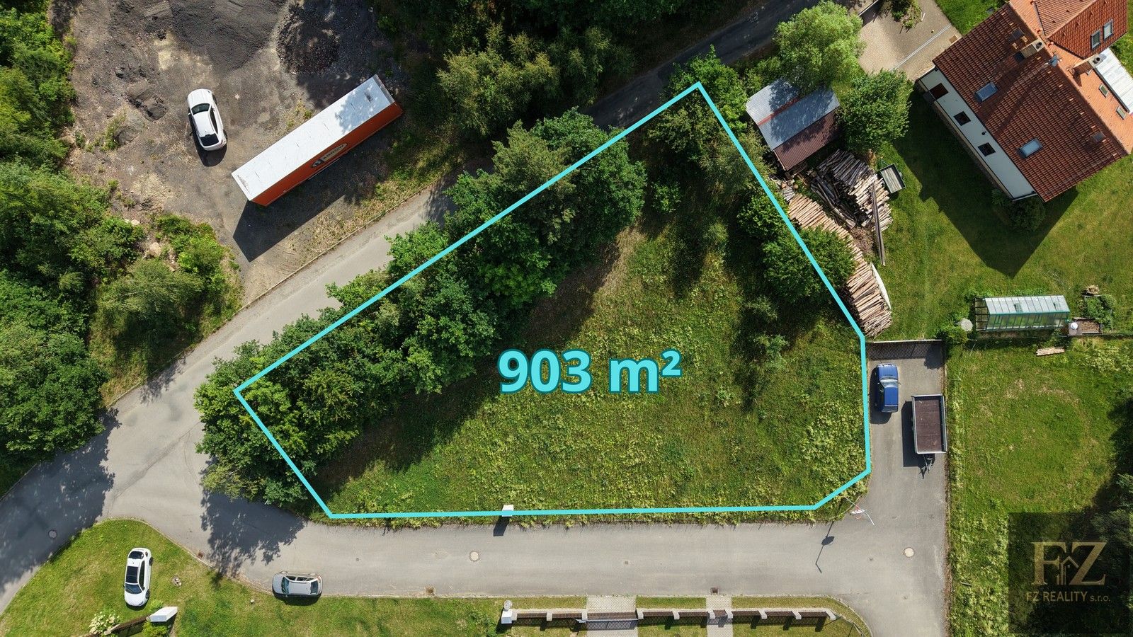 Pozemky pro bydlení, Borotín, 903 m² - 1