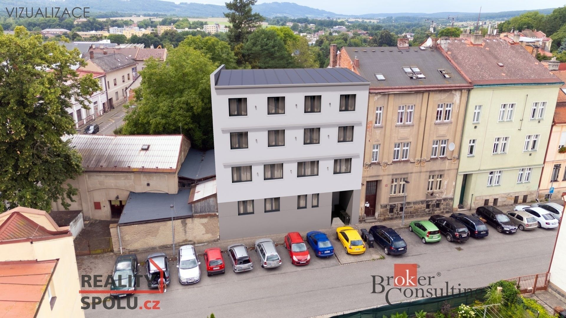 Činžovní domy, Čechova, Dvůr Králové nad Labem, 965 m²