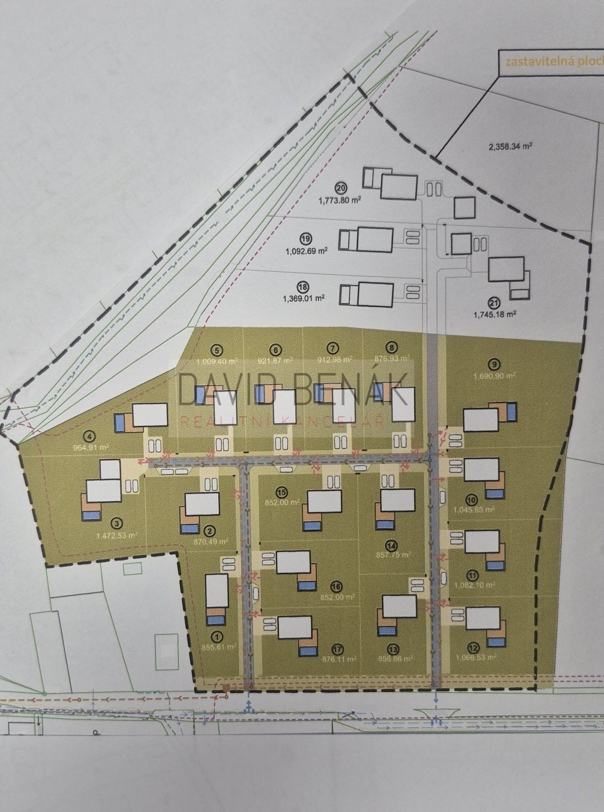 Pozemek pro bydlení · 850 m² · Počaply, Sezemice - 4