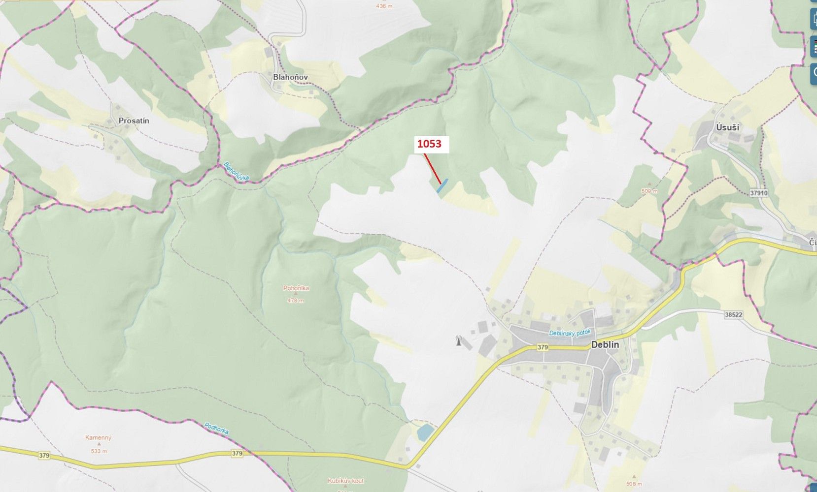 Les, 1 757 m²
