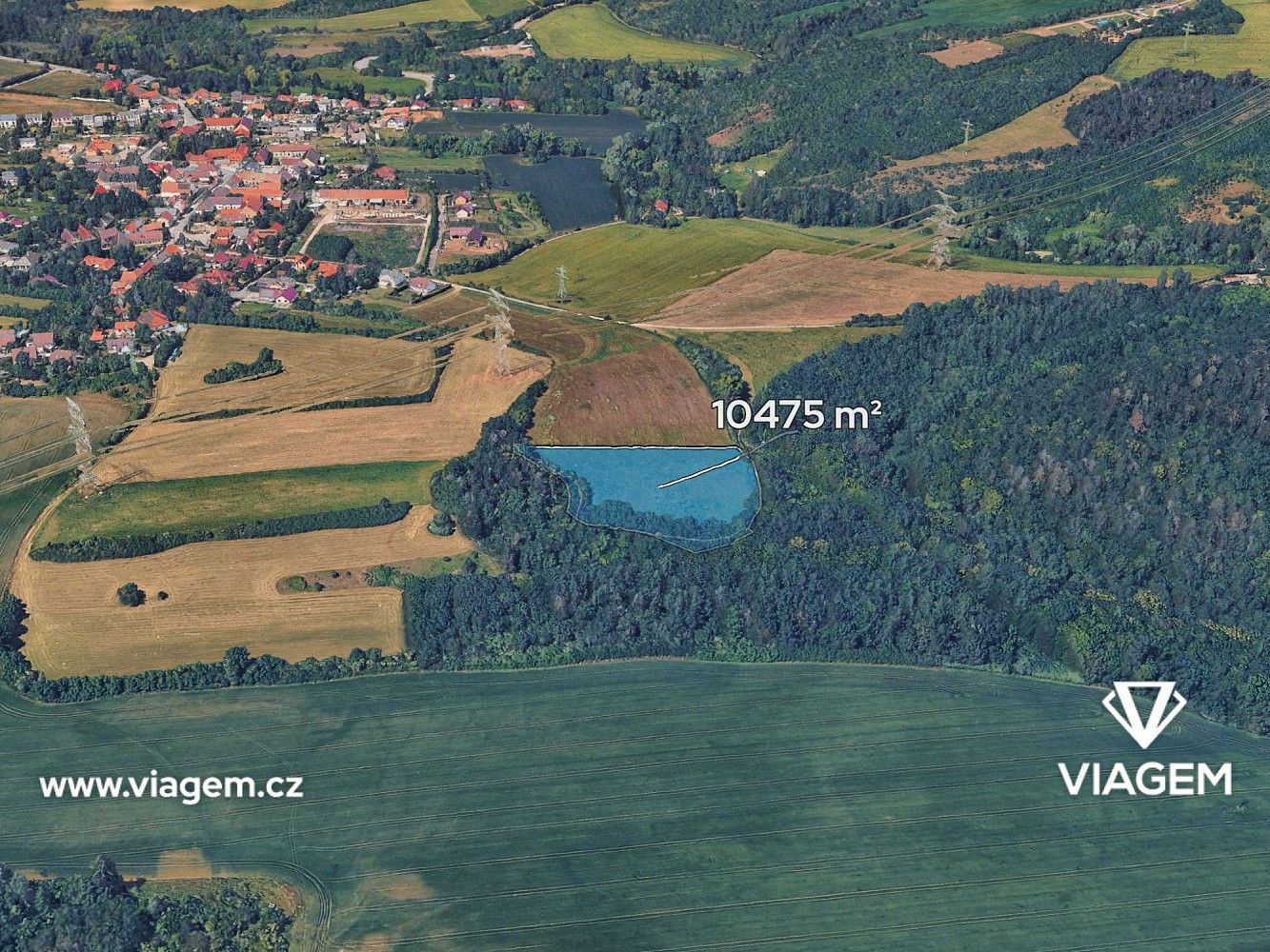 Zemědělský pozemek, 1 309 m²