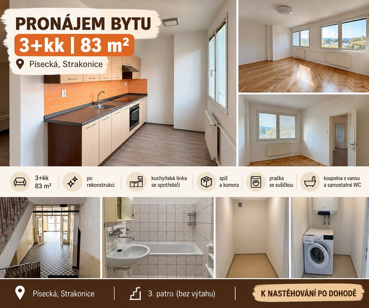 Byt 3+kk, 83 m²