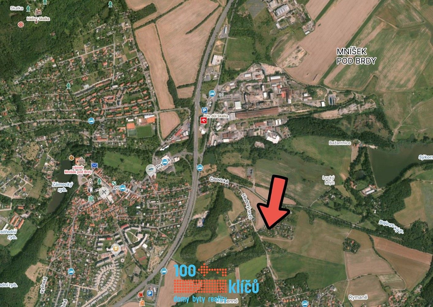 Pozemky pro bydlení, Mníšek pod Brdy, okres Praha-západ, Středočeský kraj - 2