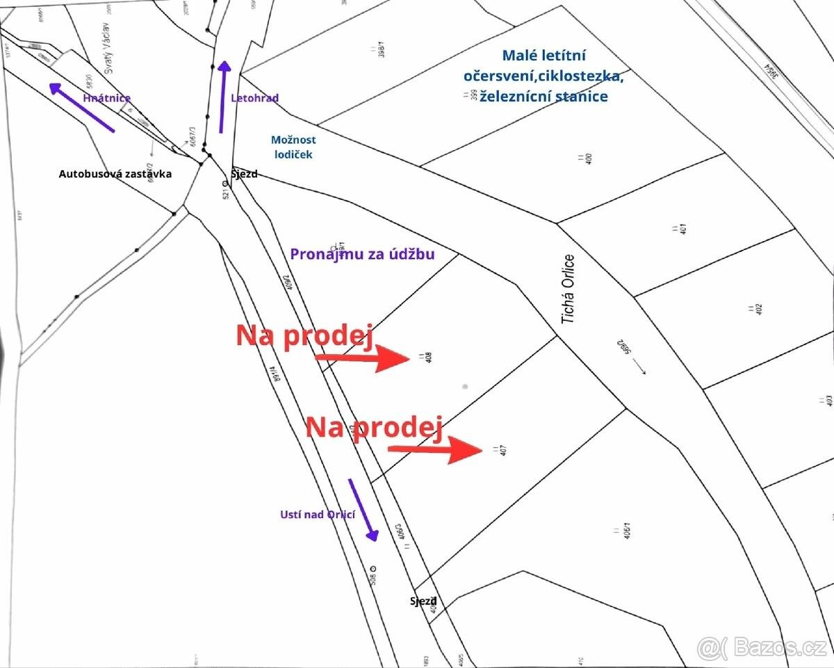 Pozemky pro bydlení, Letohrad, 561 51