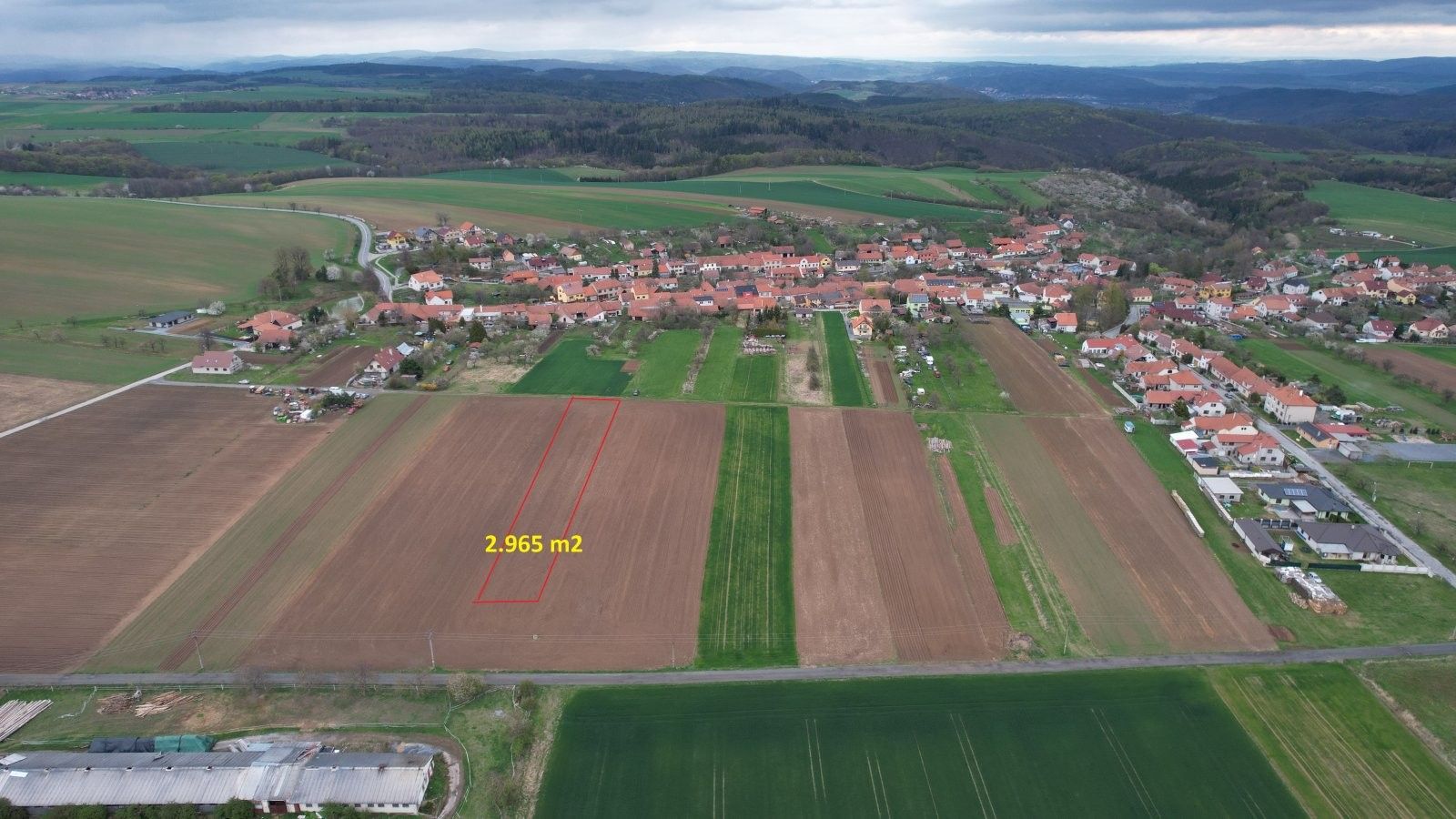 Zemědělský pozemek, 2 965 m²
