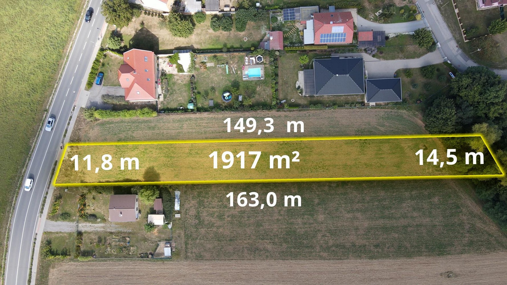 Pozemek pro bydlení · Pod Knížecím, Neslovice, okres Brno-venkov - 3