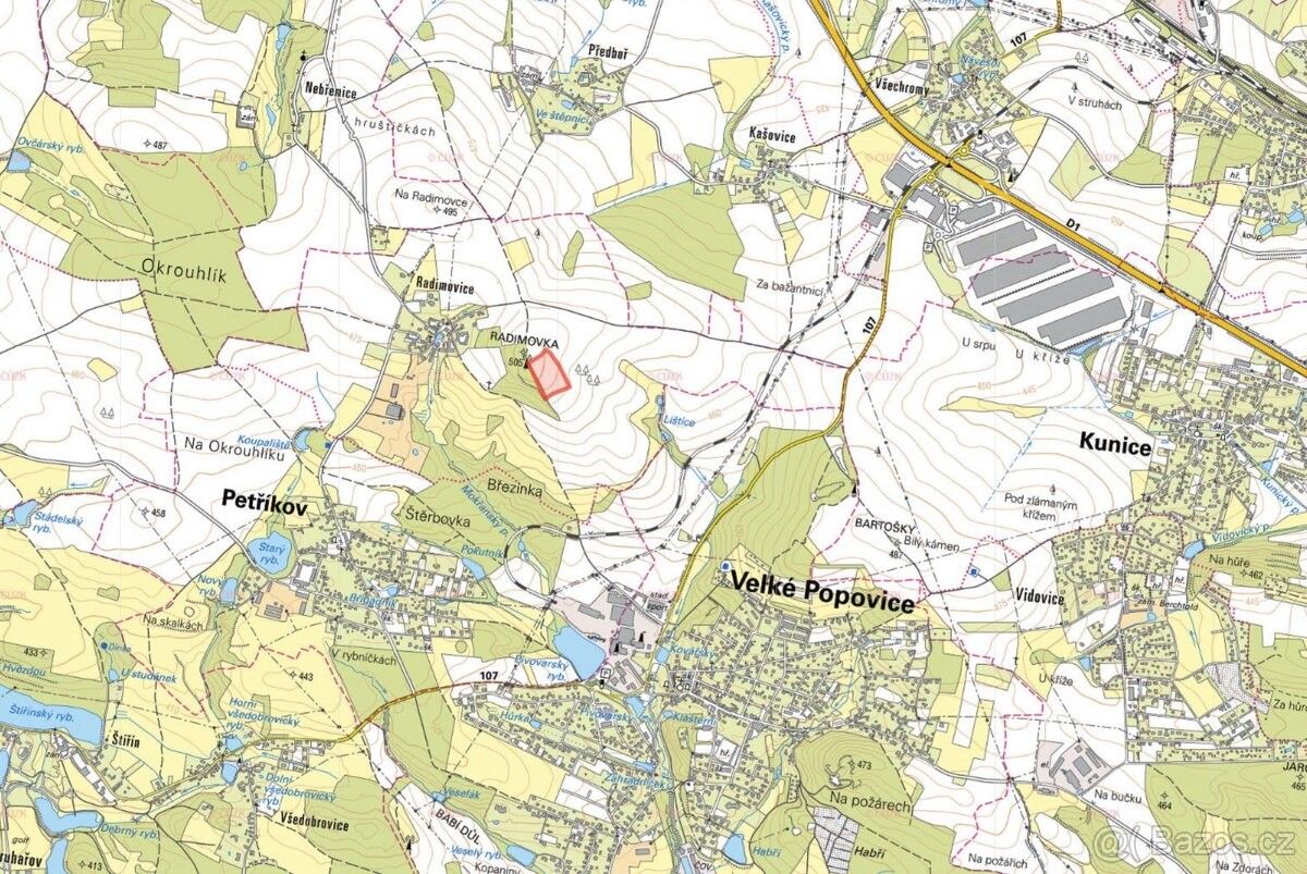 Prodej pozemek pro bydlení - Velké Popovice, 251 69