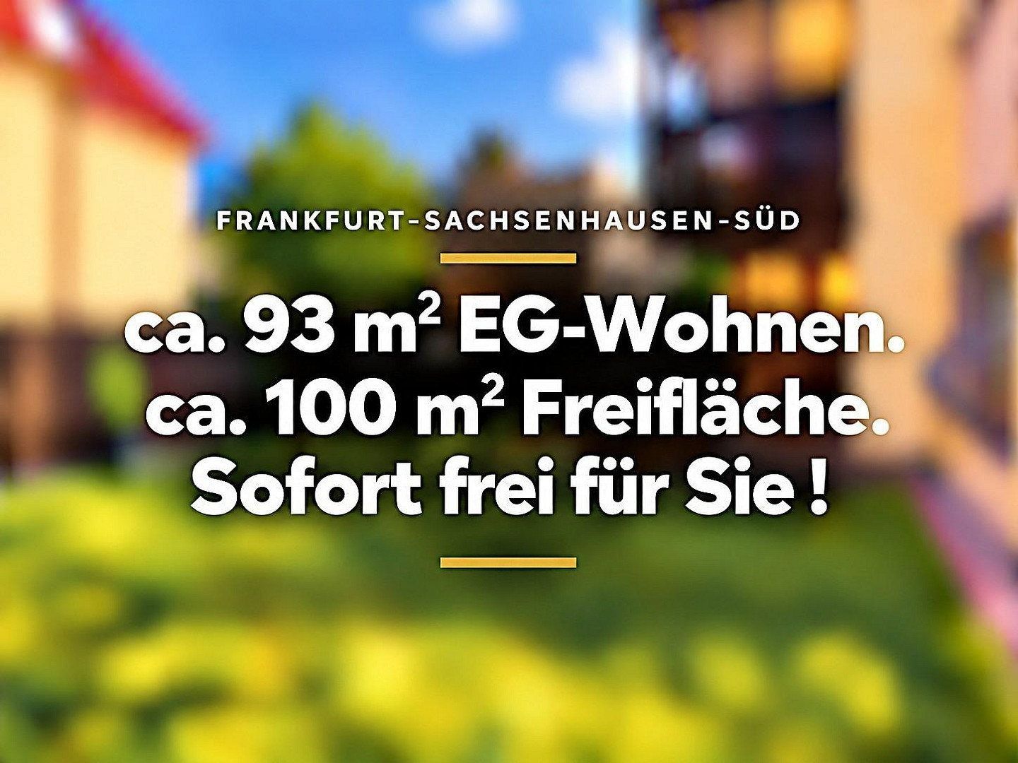 3+1, Frankfurt Sachsenhausen Hessen 60598, 93 m² - 1