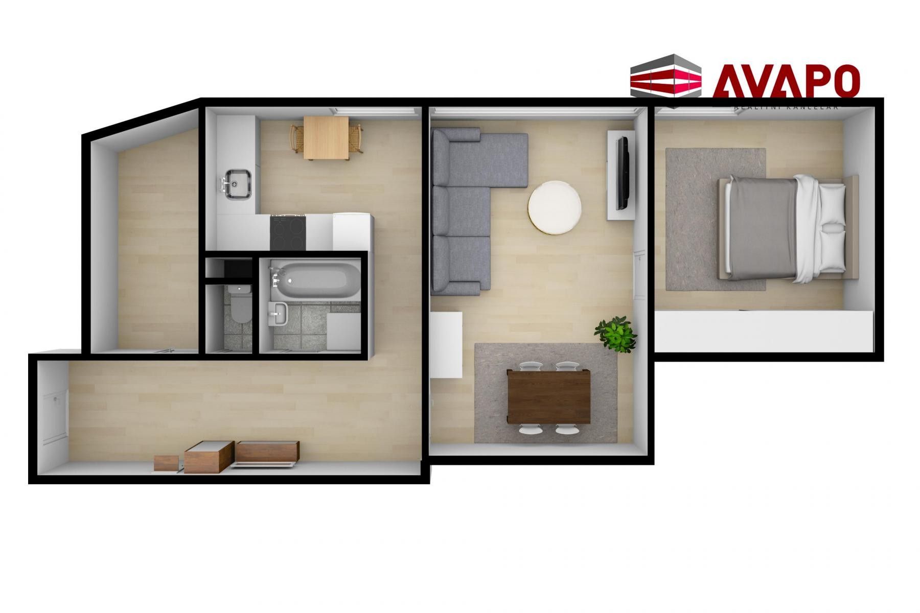 2+1, Jaselská, Opava, 59 m² - 2