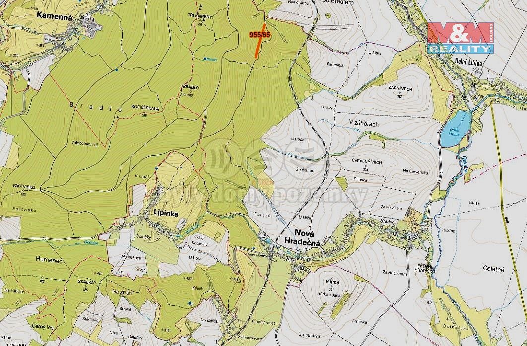 Prodej les - Nová Hradečná, okres Olomouc, Olomoucký kraj - 5