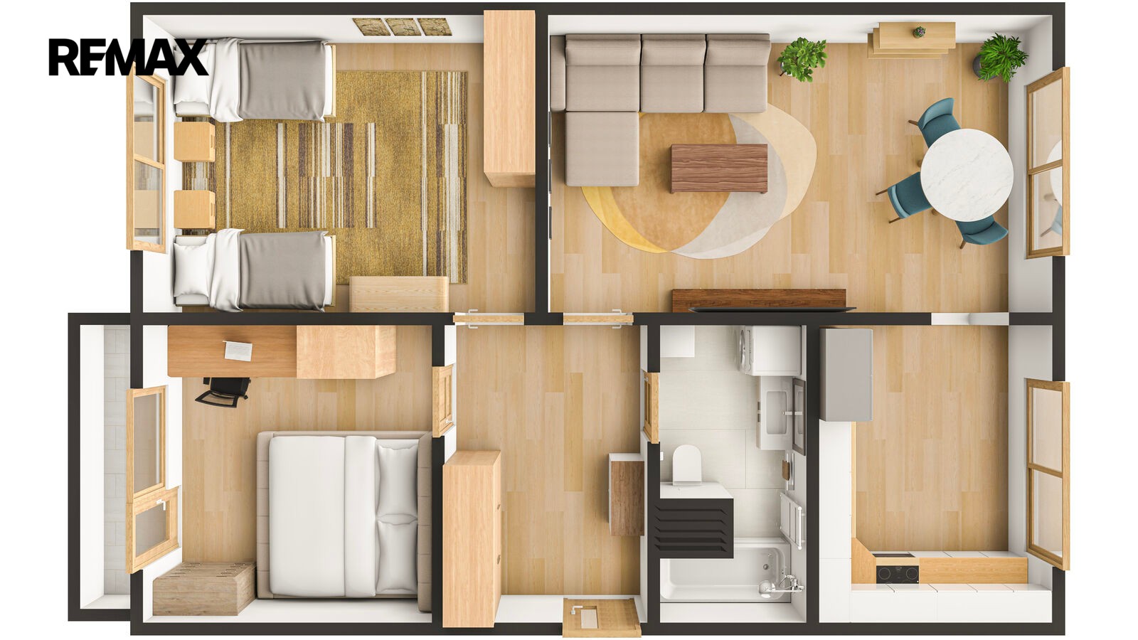 Byt 3+1 · 73 m² · Svat. Čecha 968, Hustopeče - 3